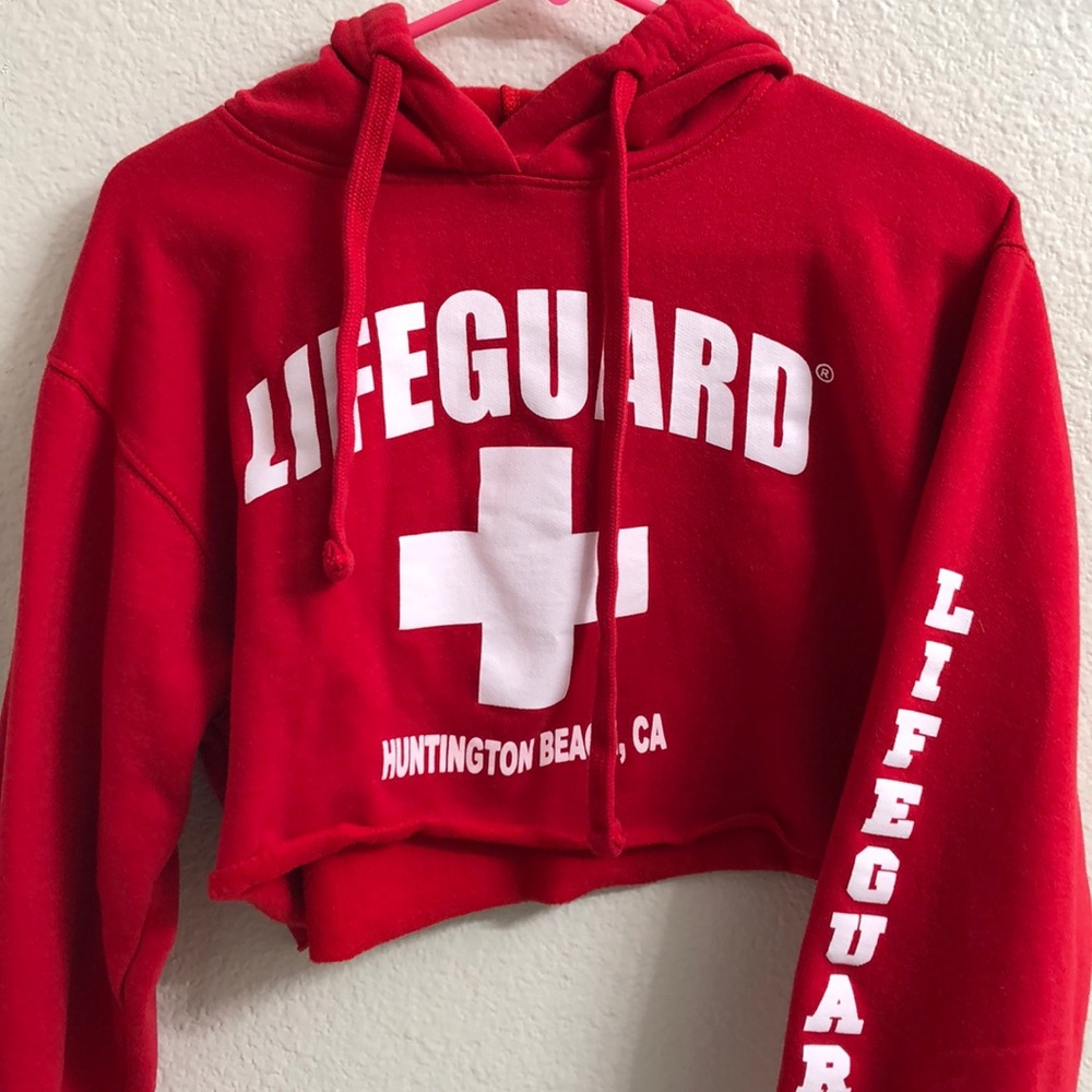 Lifeguard Cropped Hoodie